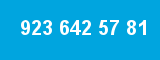 923 642 57 81 923 642 57 81